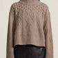 Cropped Chalet Sweater, Oatmeal