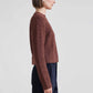 Liisa Textured Sweater, Chocolate