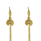 Long Seed 18K Gold Drop Earrings