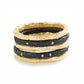 Svelare 18K Gold & Blackened Silver Rings