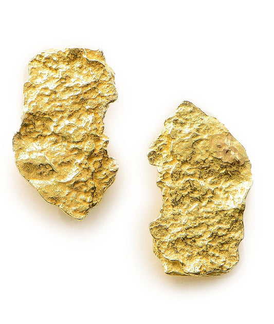 Roccia Earrings in 18K Gold