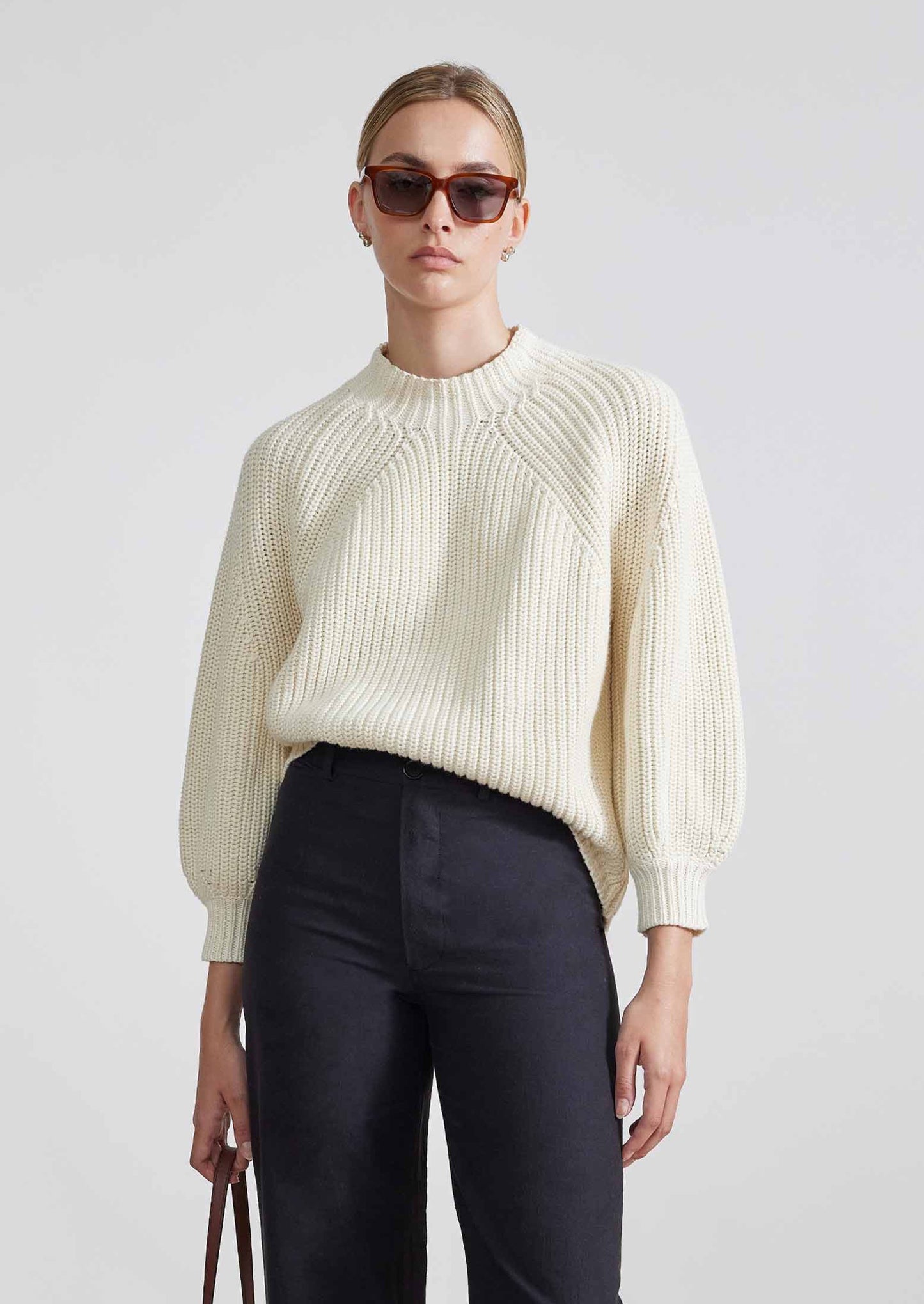 Eco Nueva Merel Sweater, Cream