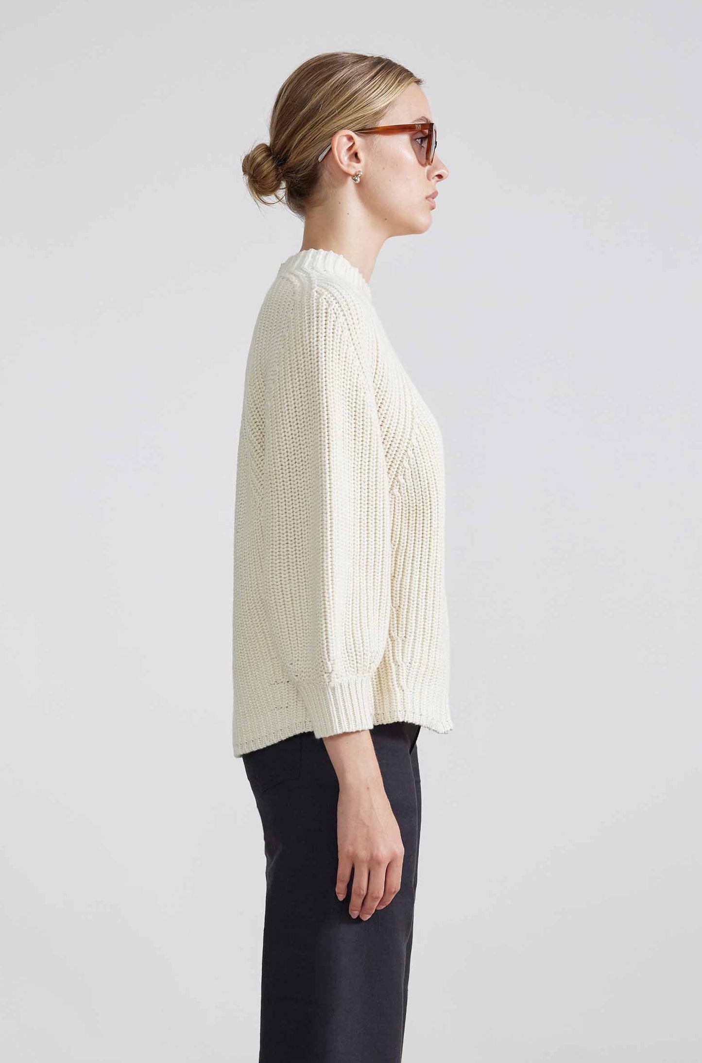 Eco Nueva Merel Sweater, Cream