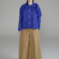 Fabiana Pigna cobalt bow chore coat