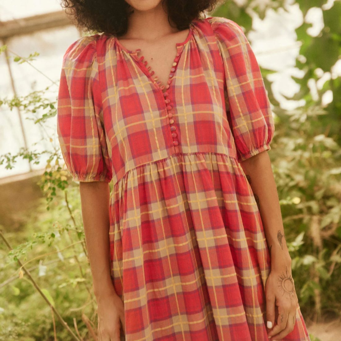 The Ravine Dress, Lake House Plaid