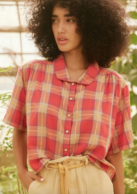 The Cruise Top, Lake House Plaid