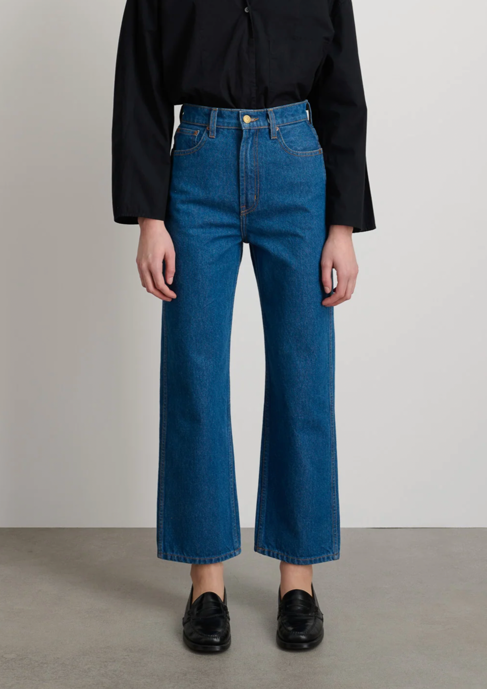 Plein High Straight Jean, Bessette Blue