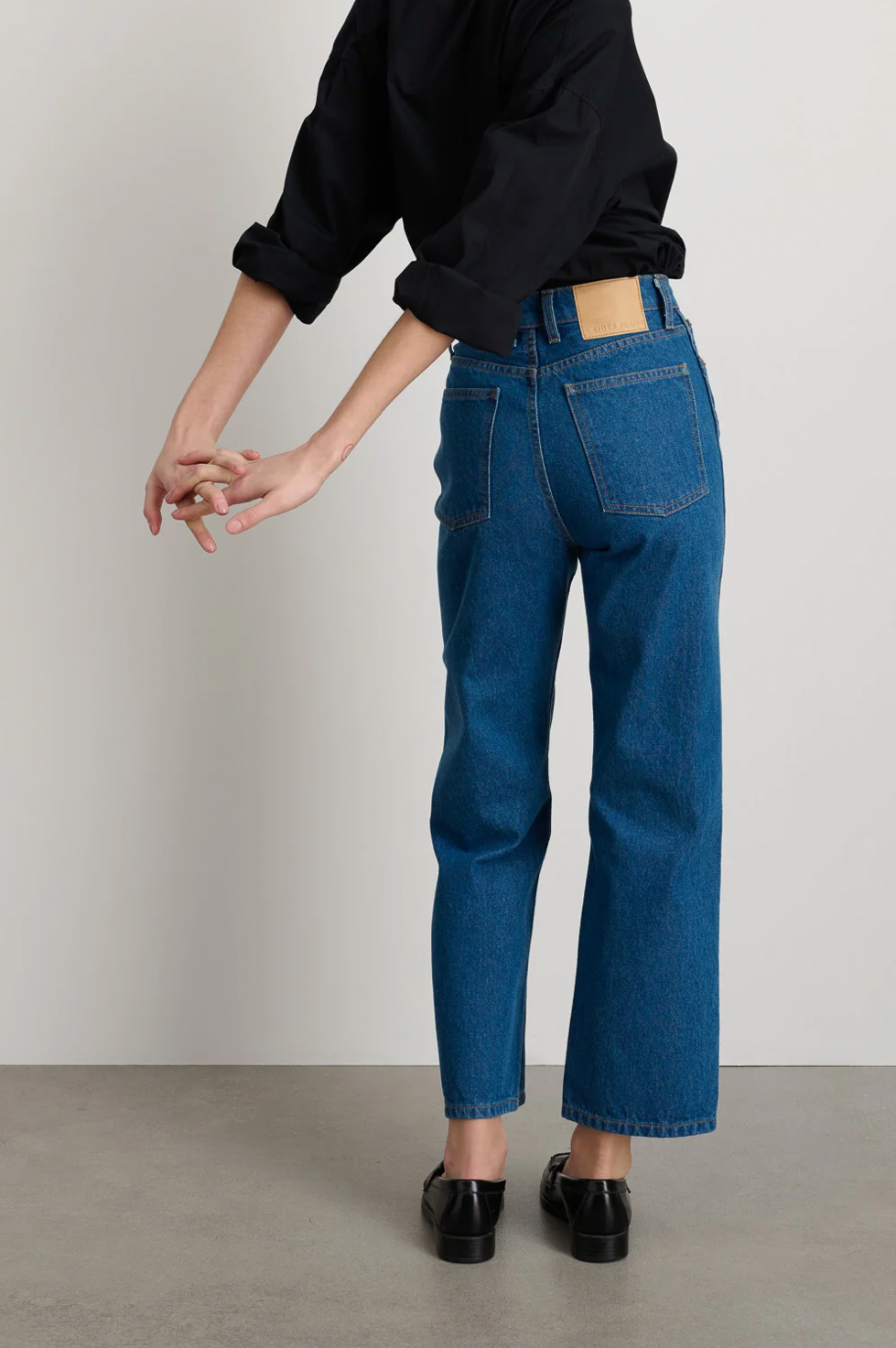 Plein High Straight Jean, Bessette Blue