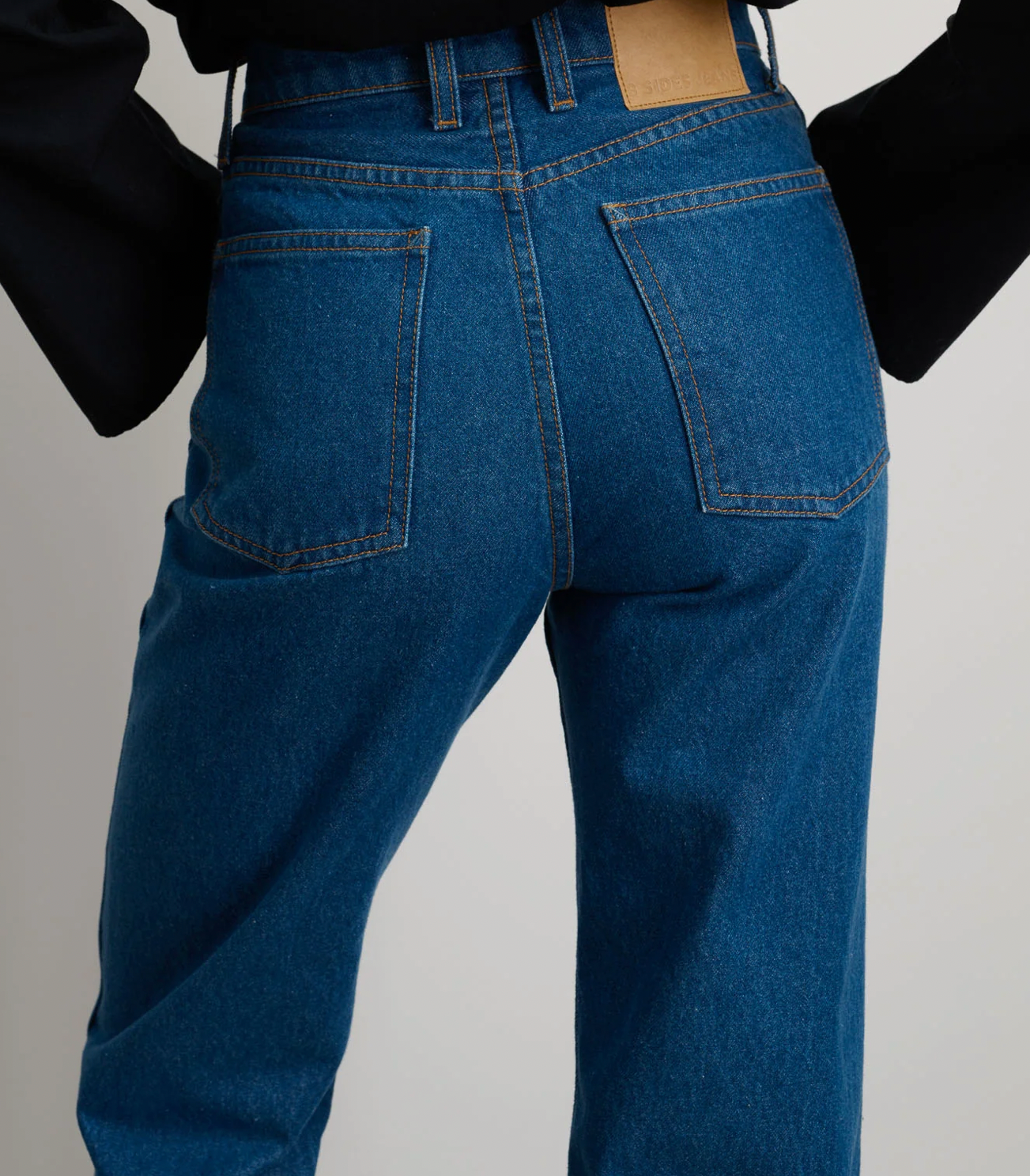 Plein High Straight Jean, Bessette Blue