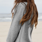 Julia Crew Neck, Medium Gray