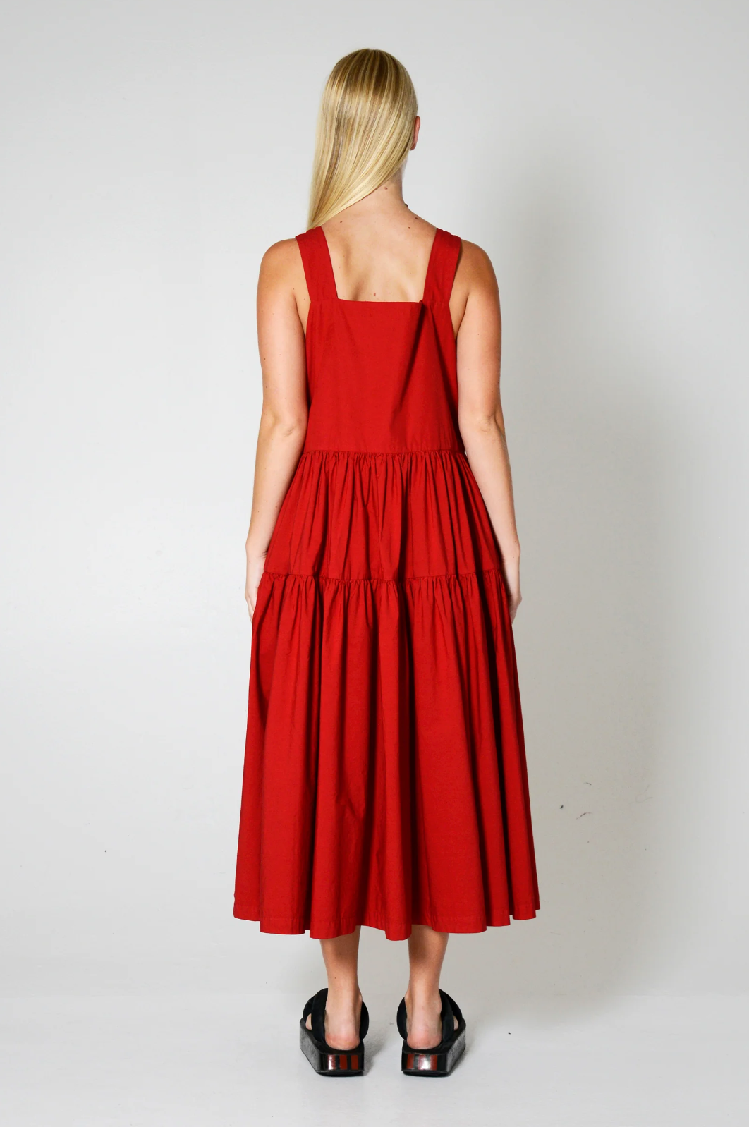 Nenet Dress, Crimson