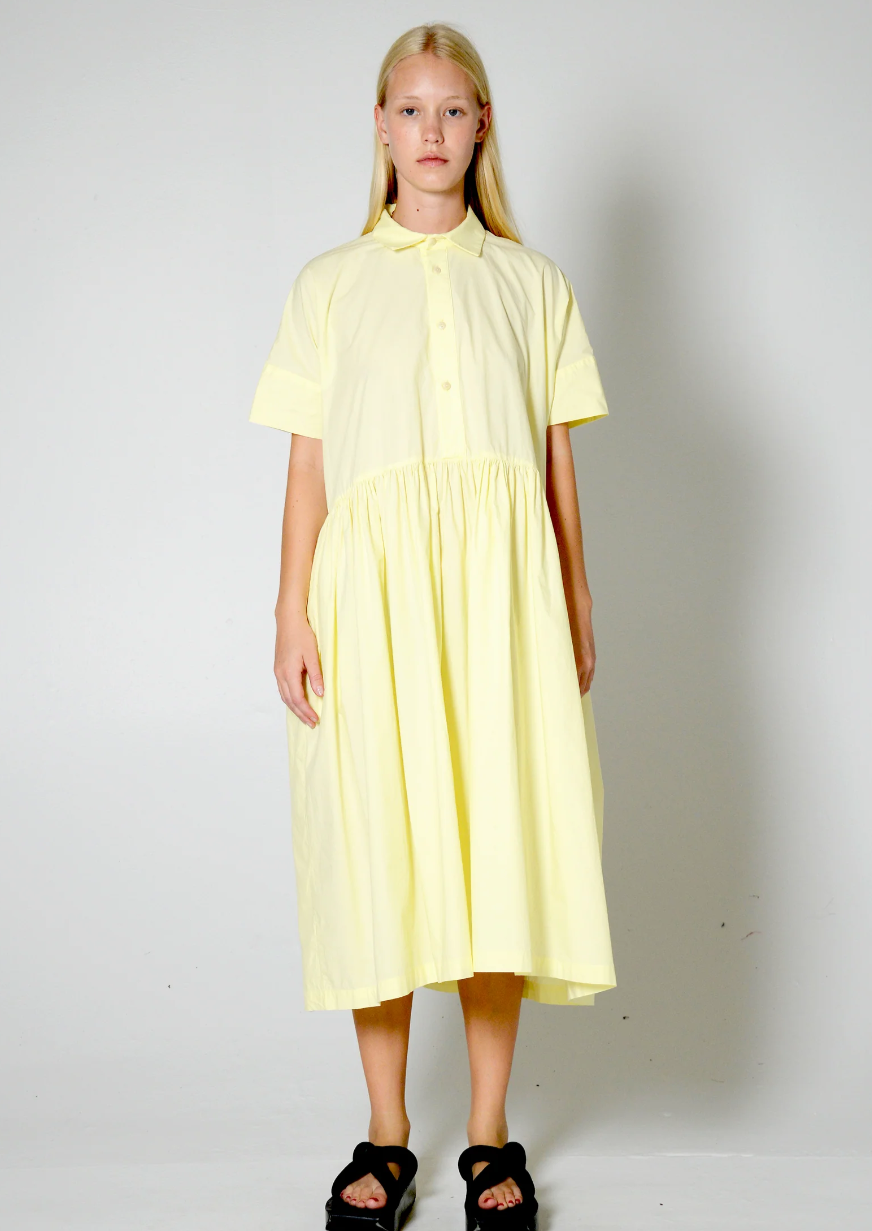 Nannan Dress, Custard