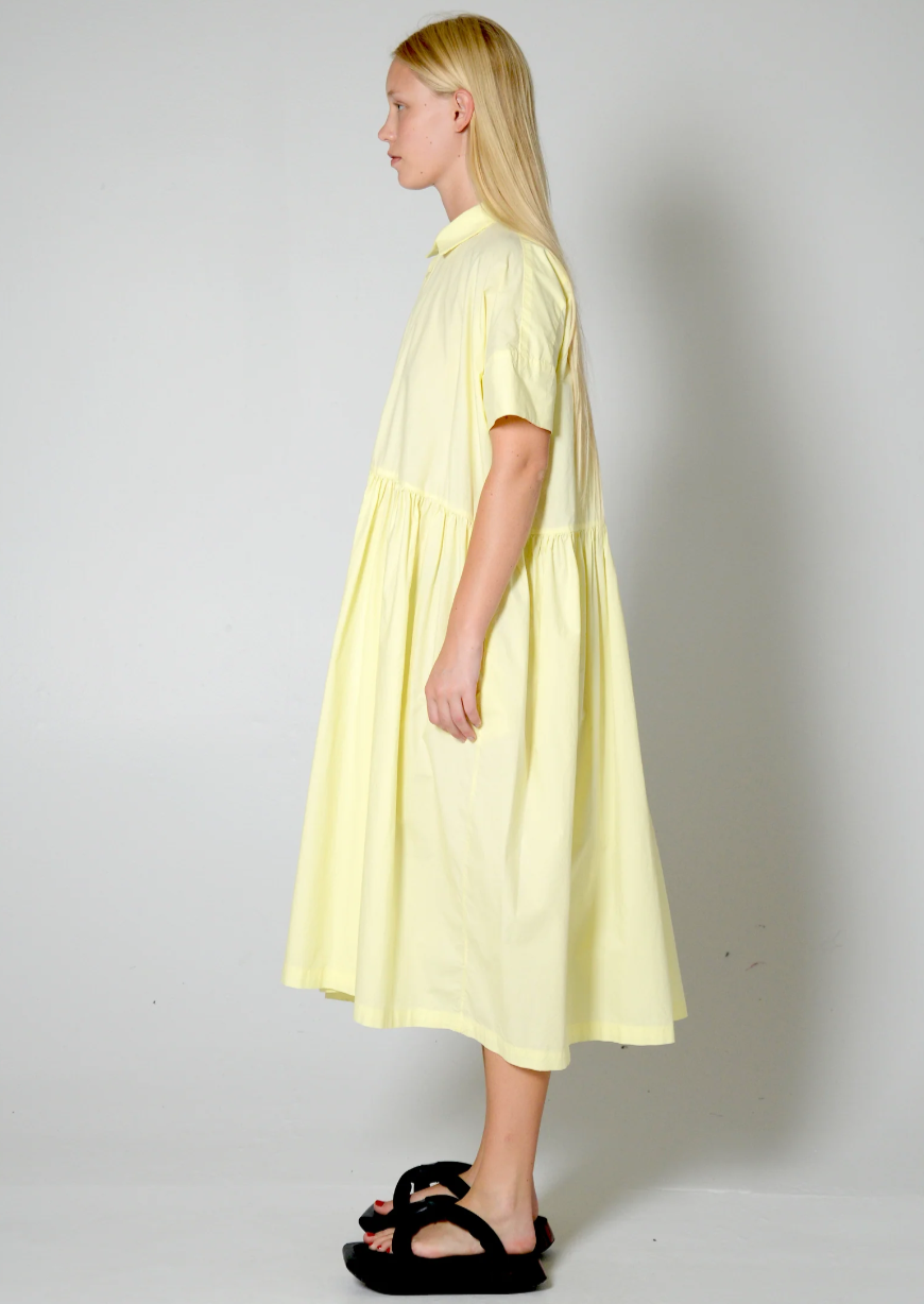 Nannan Dress, Custard