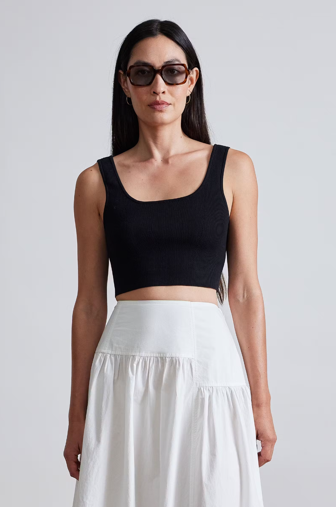 Ilia Crop Top, Black