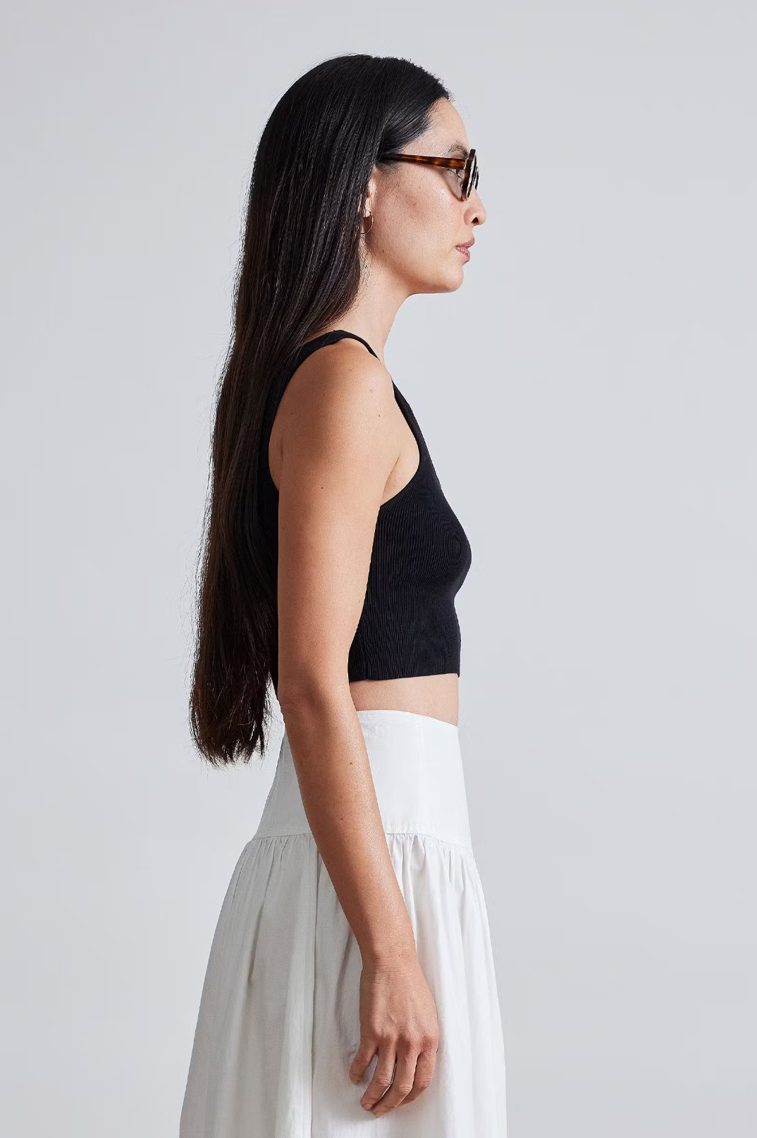 Ilia Crop Top, Black