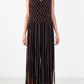 Macrame Vest with Fringe, Brown