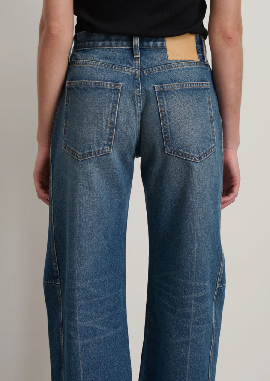 Relaxed Lasso Cuffed Jean, Vista Blue