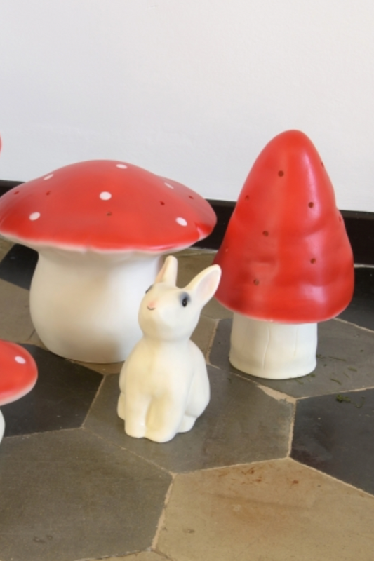 Red Mushroom Lamp, Small