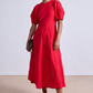 Brettina Maxi Dress, Red