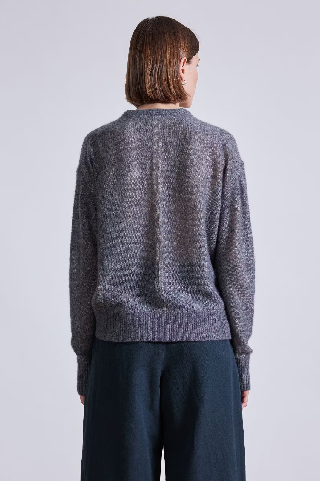 Softest Tissue Weight Sweater, Charcoal