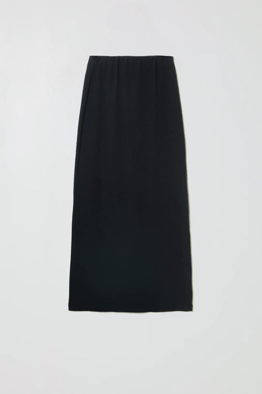 Jersey Midi Skirt, Black