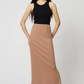 Jersey Midi Skirt, Sandy Mauve