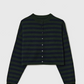 Merino Wool Striped Cardigan