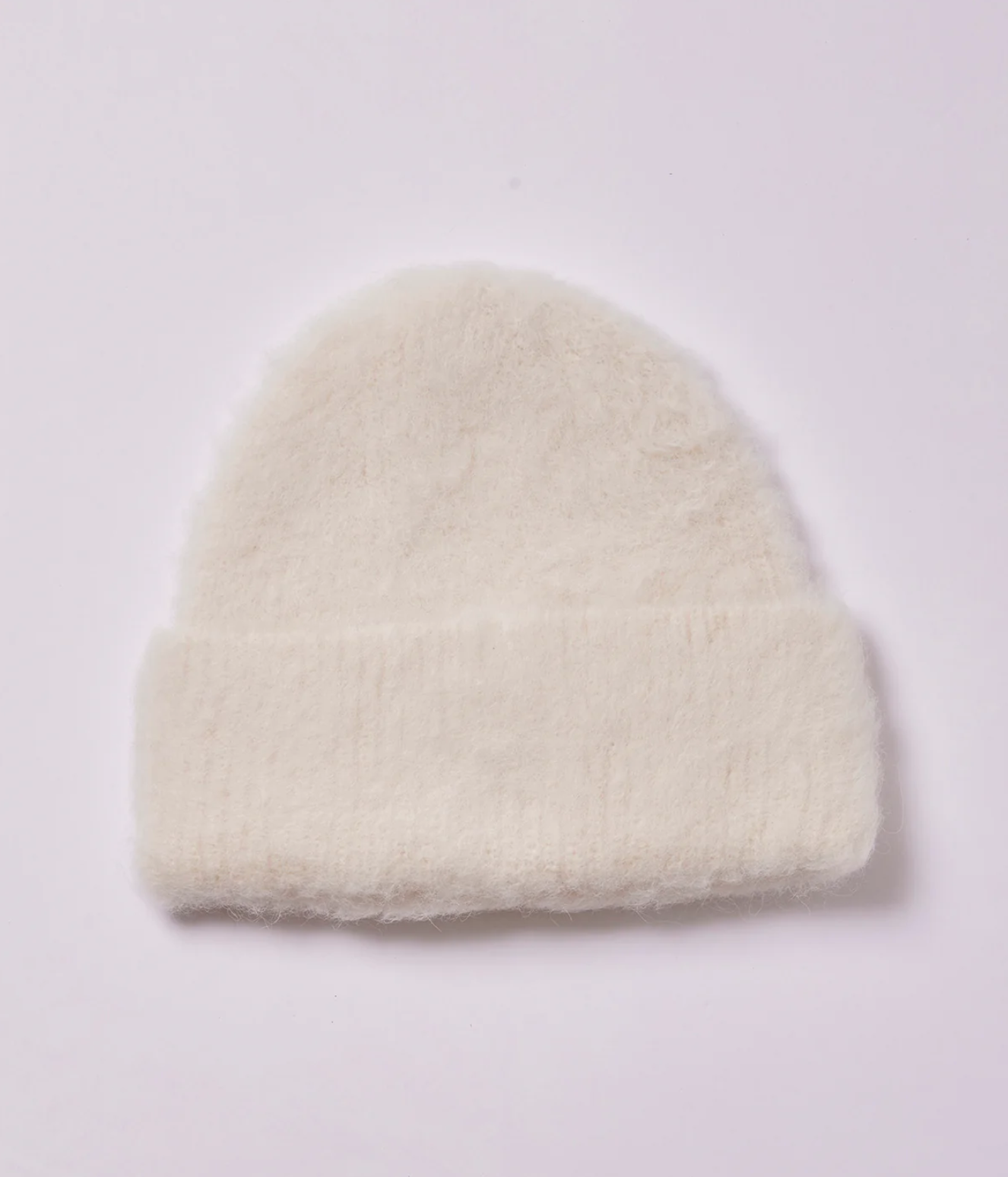 Brushed Beanie, Cream