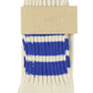 Unisex Tube Socks, Ecru & Bright Blue