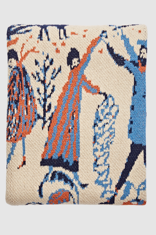 Child Portuguese Village Blanket, Spice