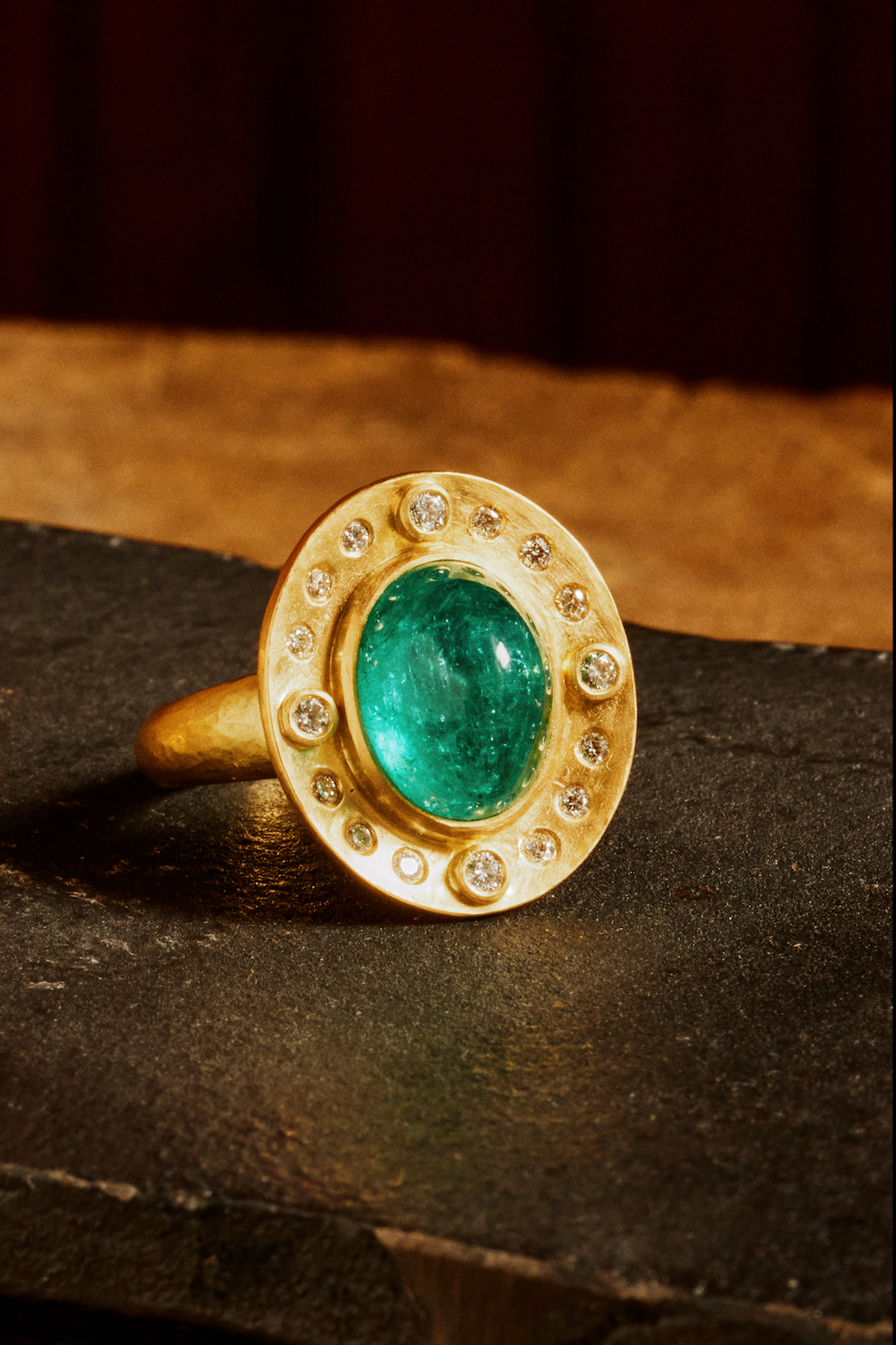 Panjshir Mine Natural Emerald Ring