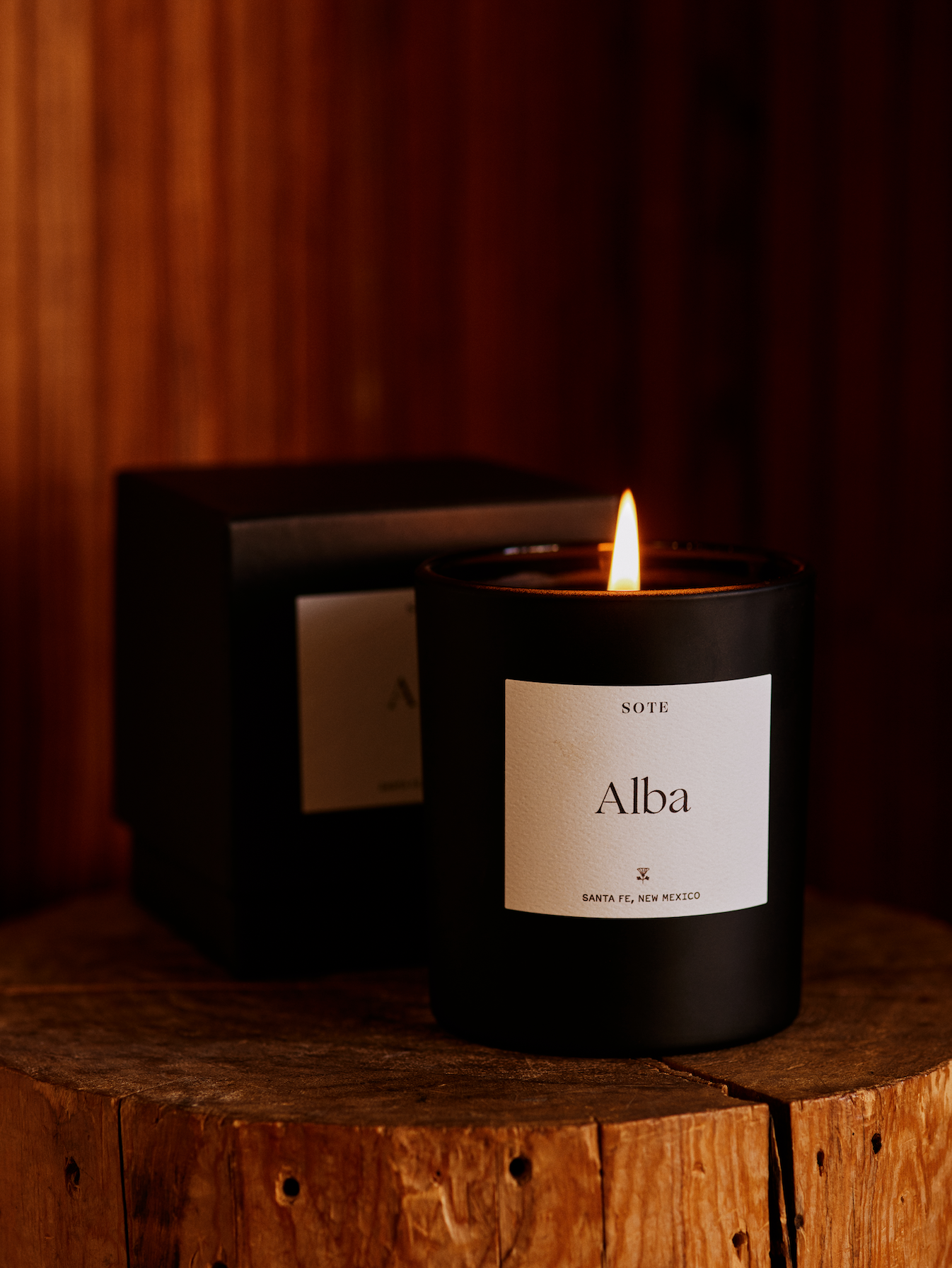 Alba Glass Candle