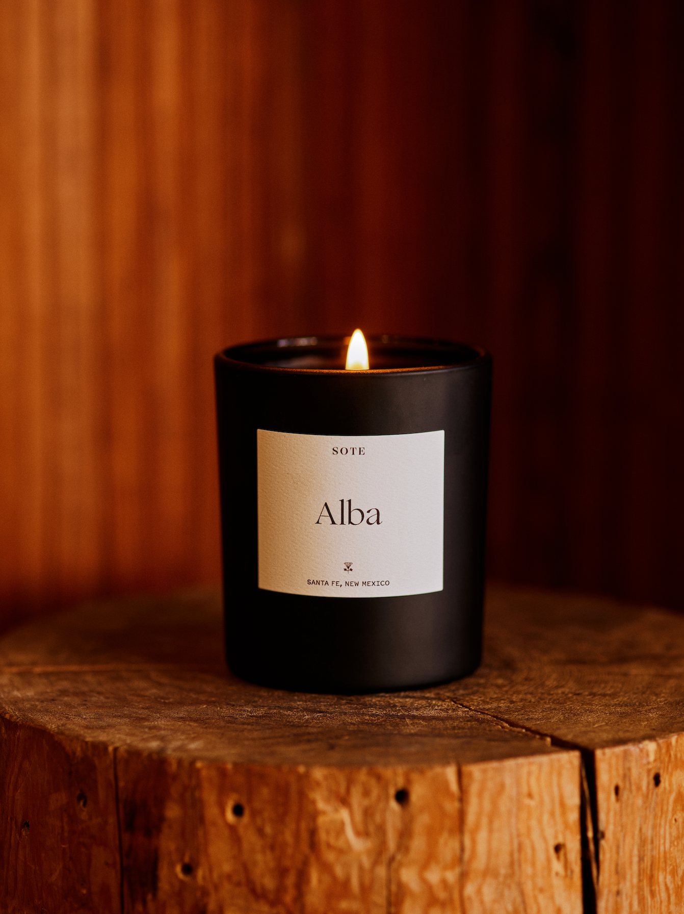 Alba Glass Candle