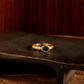 Ceylon Sapphire & Diamond 18K Gold Ring