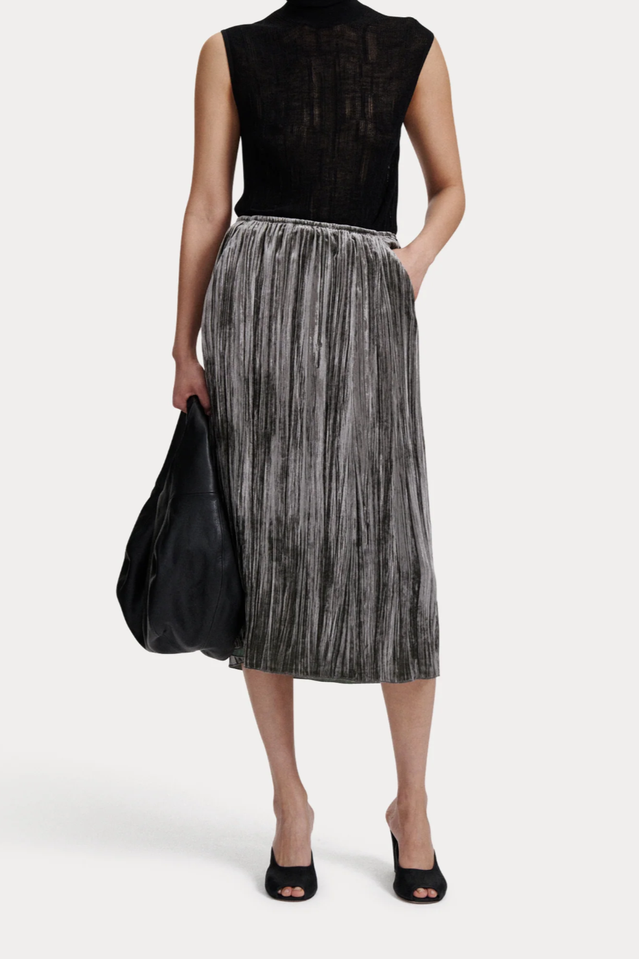 Vela Skirt, Gunmetal