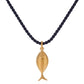 Small Size Gold Plated Fish Pendant