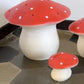 Red Mushroom Lamp, Large