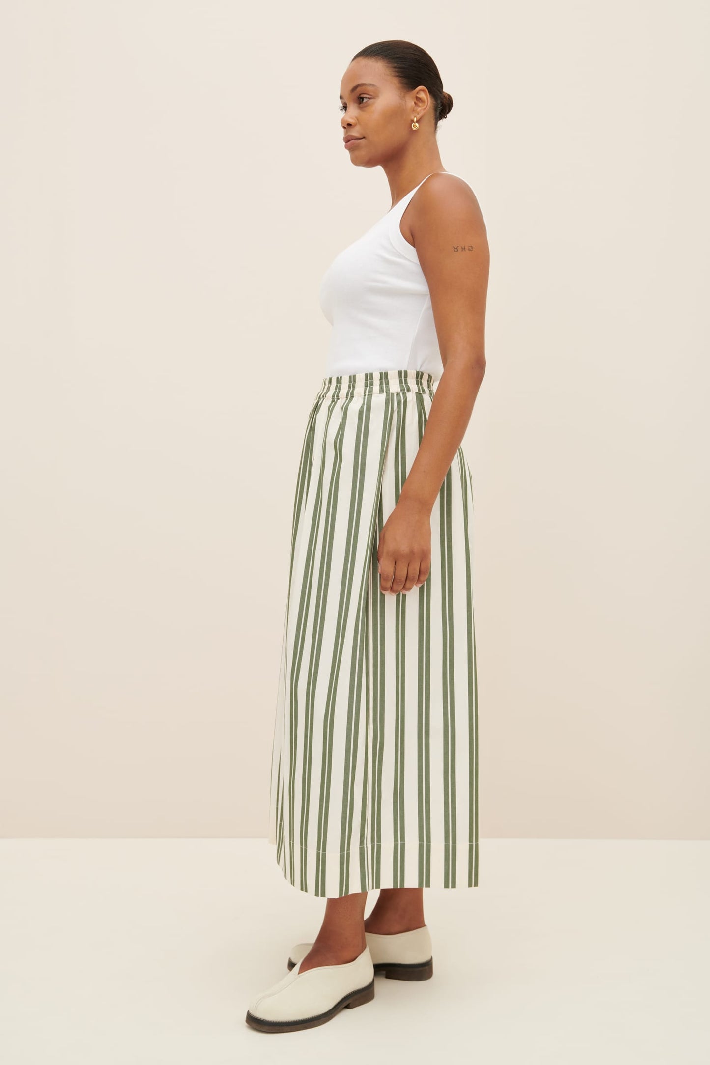 Athena Pant, Forest Stripe