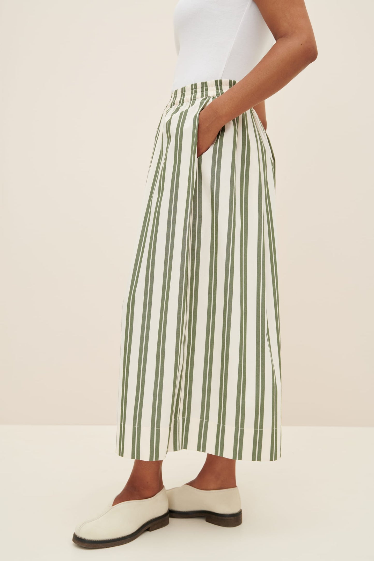 Athena Pant, Forest Stripe