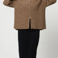 Alpaca Rib Cardigan, Brown