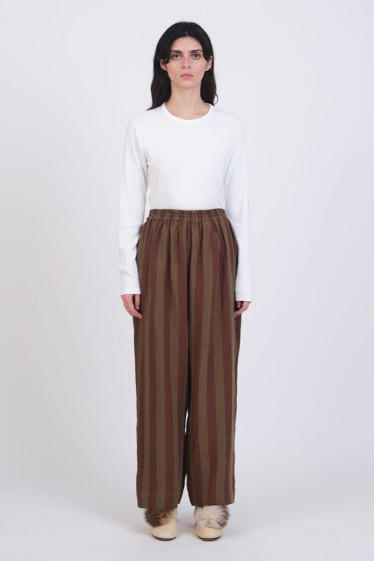 Luna Trouser, Forest/Chocolate