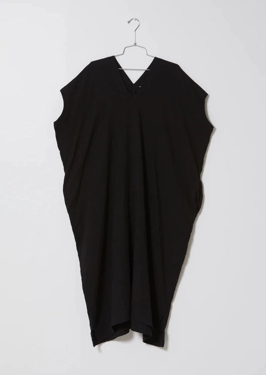 Crescent Dress Long, Black