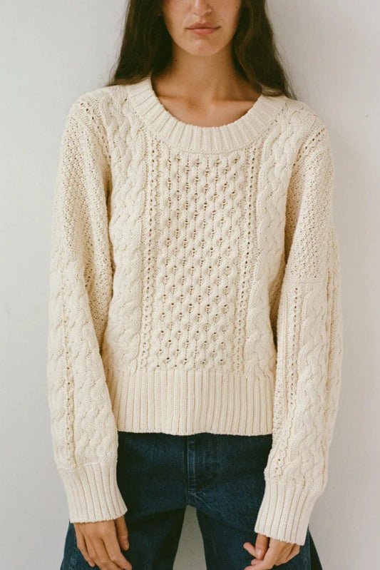 Fisherman Sweater, Natural