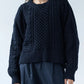 Fisherman Sweater, Navy