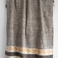 TradItional Momo Blanket- Grey & Gold