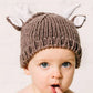Kid's Hartley DeerKnit Hat,  Tan