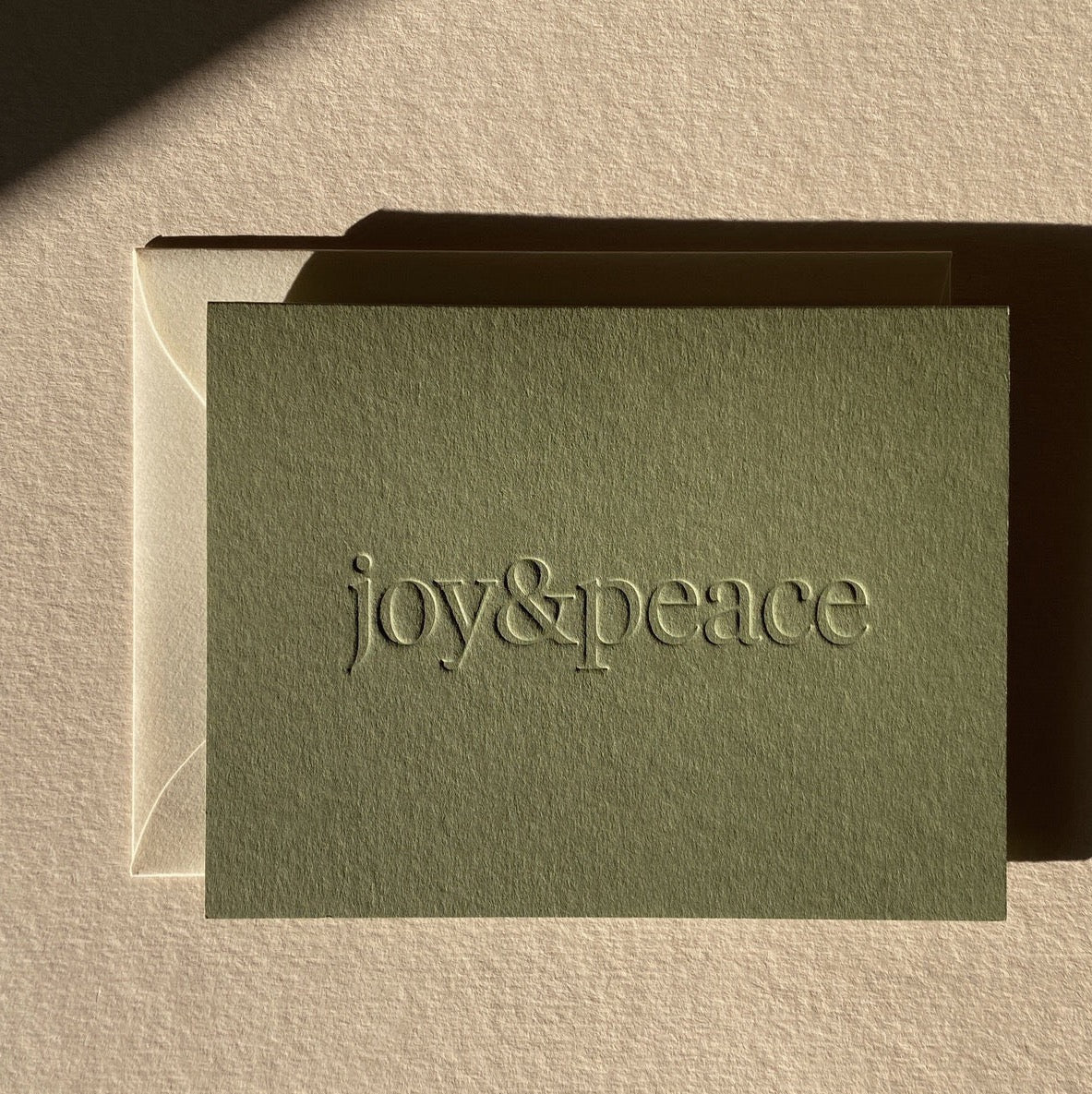 Joy & Peace No. 1, Olive