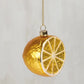 Glass Lemon Half Ornament