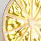 Glass Lemon Half Ornament