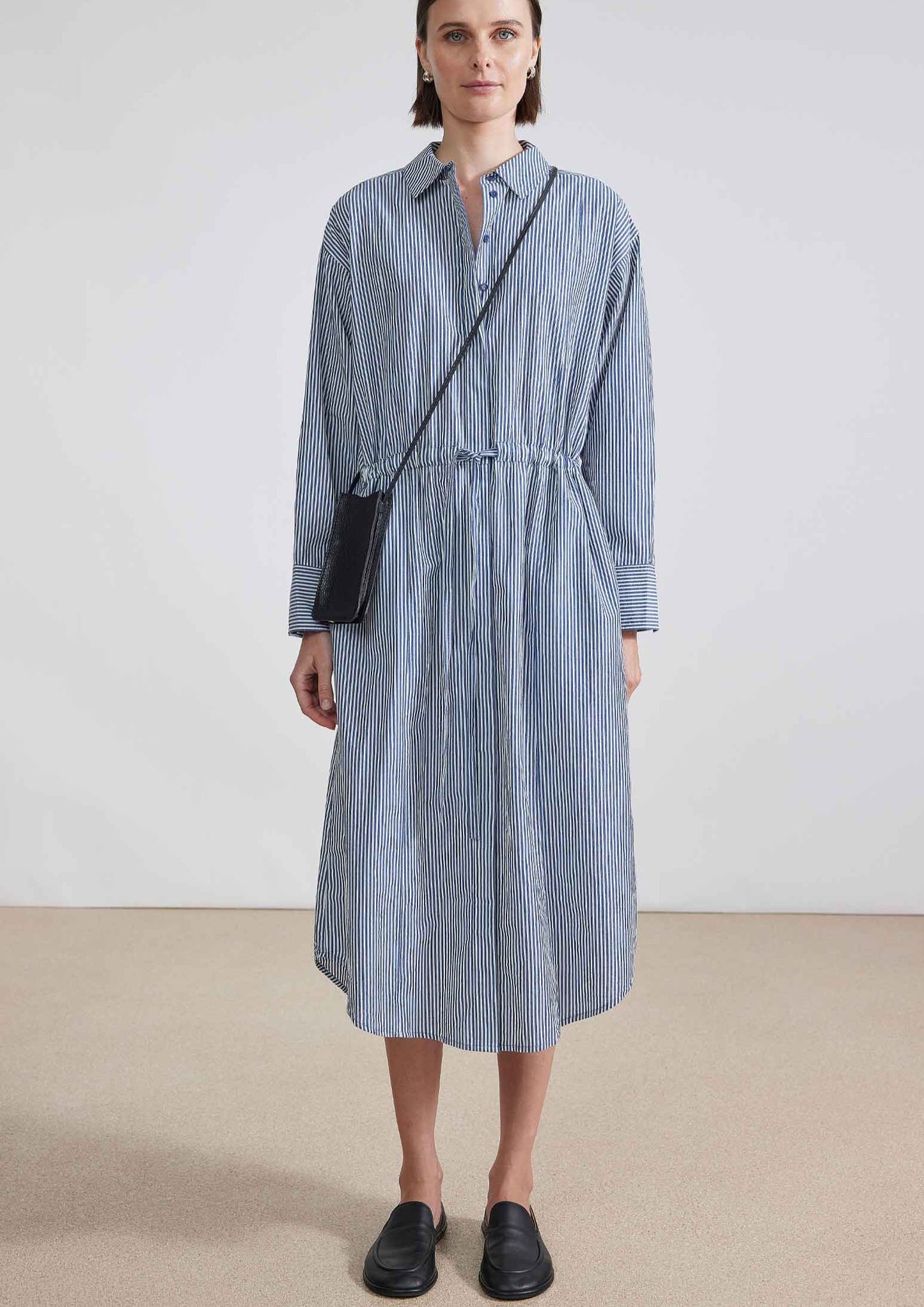 Molto Shirt Dress, Stripe